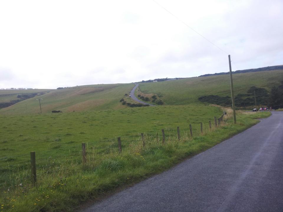 Large hill on Fraserburgh to Gamrie Run
